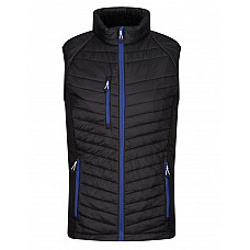 Black/ New Royal Men's Navigate Hybrid Bodywarmer