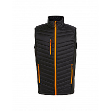 Black Orange Pop Men's Navigate Hybrid Bodywarmer