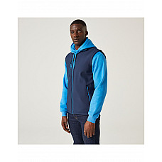 Navy/ French Blue Navigate Two Layer Soft Shell Bodywarmer