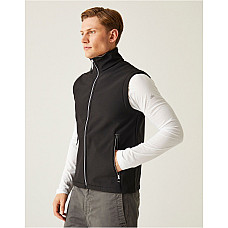 Black/Mineral Grey Ascender Two Layer Soft Shell Bodywarmer