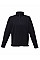 Black Micro Zip Neck Fleece