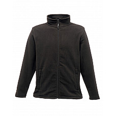 Black Micro Full Zip Fleece