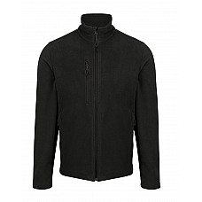 Black Recycled Fleece Jacket