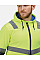 Hi-Vis Yellow/Navy Pro Hi Vis Full Zip Hoodie