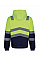 Hi-Vis Yellow/Navy Pro Hi Vis Full Zip Hoodie