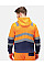 Hi Vis Orange/Navy Pro Hi Vis Full Zip Hoodie