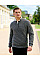 Dark Grey Marl Soloman Zip Neck Knitted Pullover