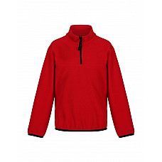 Classic Red/Black Micro Fleece Half Zip