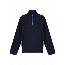 Navy/New Royal Micro Fleece Half Zip