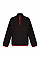 Black/Classic Red Micro Fleece Half Zip