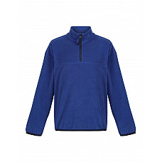 New Royal/ Navy Micro Fleece Half Zip