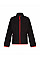 Black/Classic Red Full Zip Microfleece