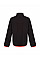 Black/Classic Red Full Zip Microfleece