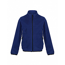 New Royal/ Navy Full Zip Microfleece