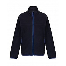 Navy/New Royal Full Zip Microfleece