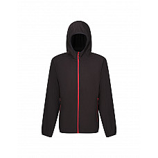 Black/Classic Red Mens Navigate Full Zip Fleece