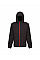 Black/Classic Red Mens Navigate Full Zip Fleece