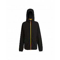 Black Orange Pop Mens Navigate Full Zip Fleece