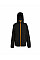 Black Orange Pop Mens Navigate Full Zip Fleece