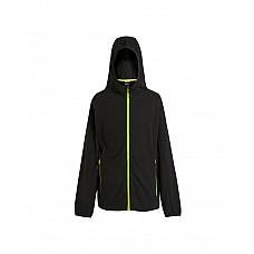 Black/Lime Mens Navigate Full Zip Fleece