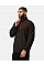 Black Orange Pop Mens Navigate Half Zip Fleece