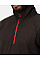 Black/Classic Red Mens Navigate Half Zip Fleece