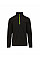 Black/Lime Mens Navigate Half Zip Fleece