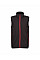 Black/Classic Red Mens Navigate Fleece Bodywarmer