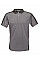 Seal Grey/Black Contrast Quick Wicking Polo Shirt