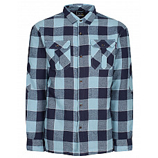 Wide Blue Check Shelford Check Shirt