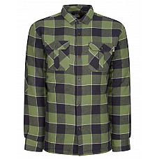 Wide Green Check Shelford Check Shirt