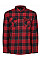 Wide Red Check Shelford Check Shirt