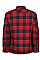 Wide Red Check Shelford Check Shirt