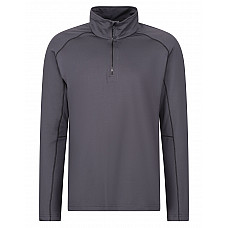 Seal Grey Core Stretch Half Zip Midlayer