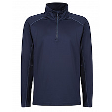 Navy Core Stretch Half Zip Midlayer