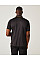 Black Orange Pop Navigate Short Sleeve Polo