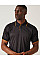 Black Orange Pop Navigate Short Sleeve Polo