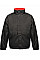 Black/Classic Red Dover Men's Fleece Lined Bomber Jacket