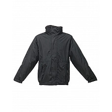 Black/Ash Dover Men's Fleece Lined Bomber Jacket