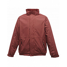 Burgundy Dover Men's Fleece Lined Bomber Jacket