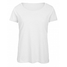 White Women's Triblend Tee