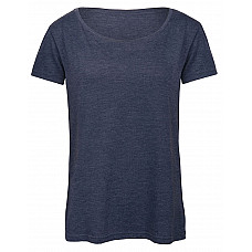 Heather Navy Women's Triblend Tee