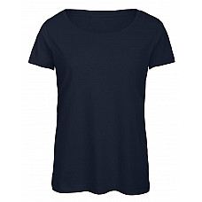 Navy Women's Triblend Tee