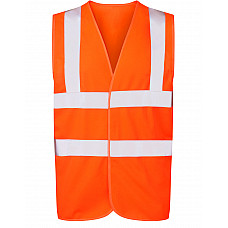 Hi Vis Orange UCC 4-Band Safety Waistcoat