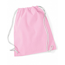 CLassic Pink/White Cotton Gymsac