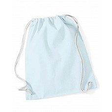 Pastel Blue/White Cotton Gymsac