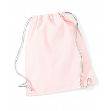 Pastel Pink/White Cotton Gymsac