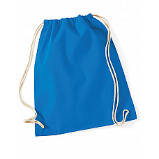 Sapphire Blue Cotton Gymsac