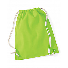 Lime Cotton Gymsac