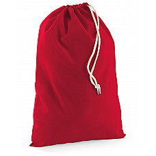 Classic Red Cotton Stuff Bag